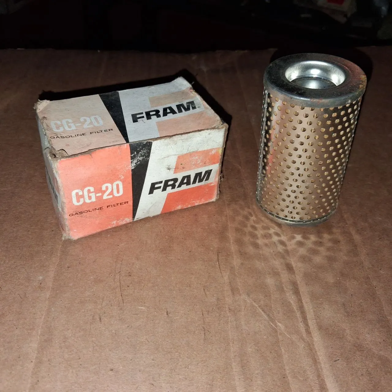 FRAM CG-20 Fuel Filter NOS 63-66 Falcon Comet