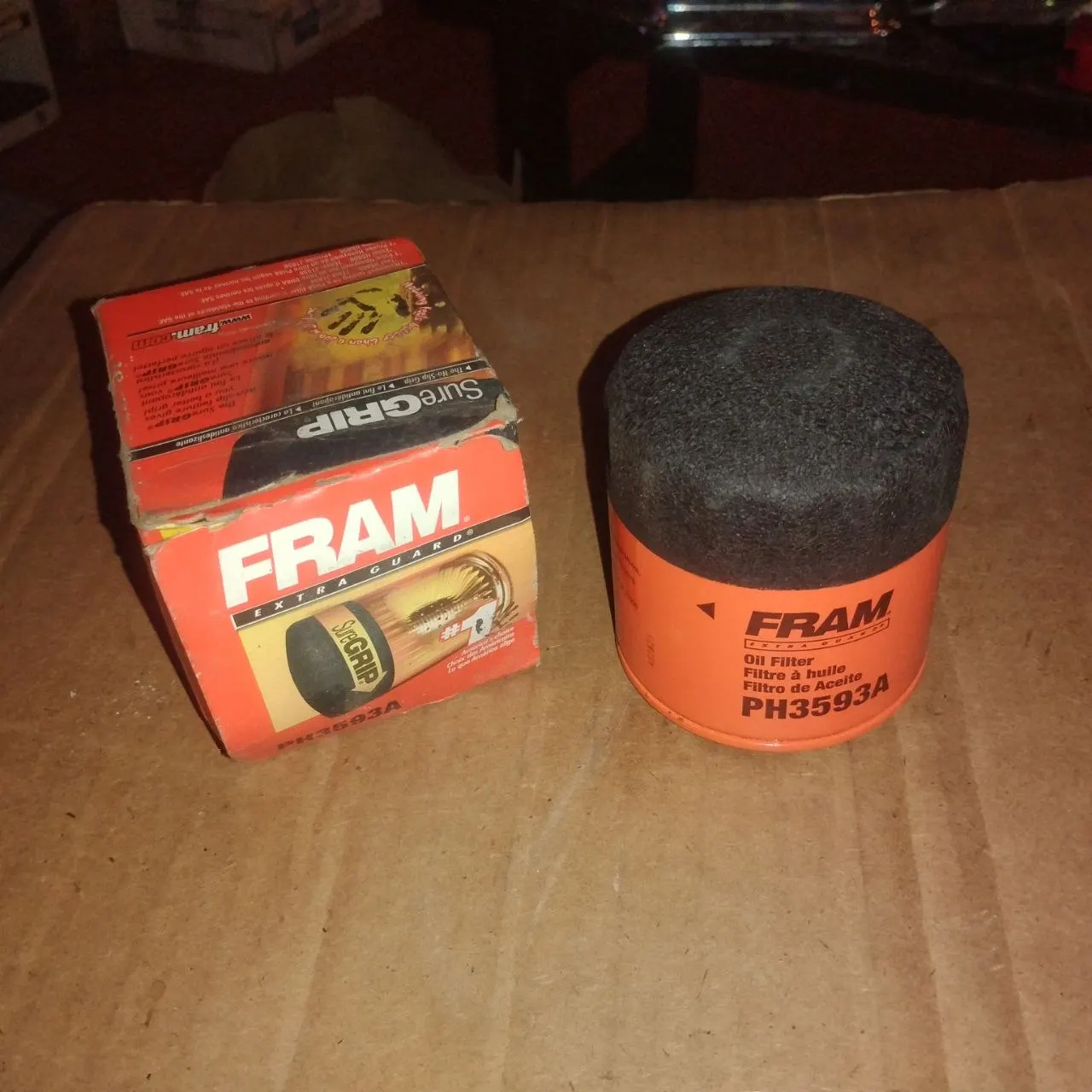 FRAM PH3593A Extra Guard Oil Filter Honda Acura Civic Accord SureGrip NOS