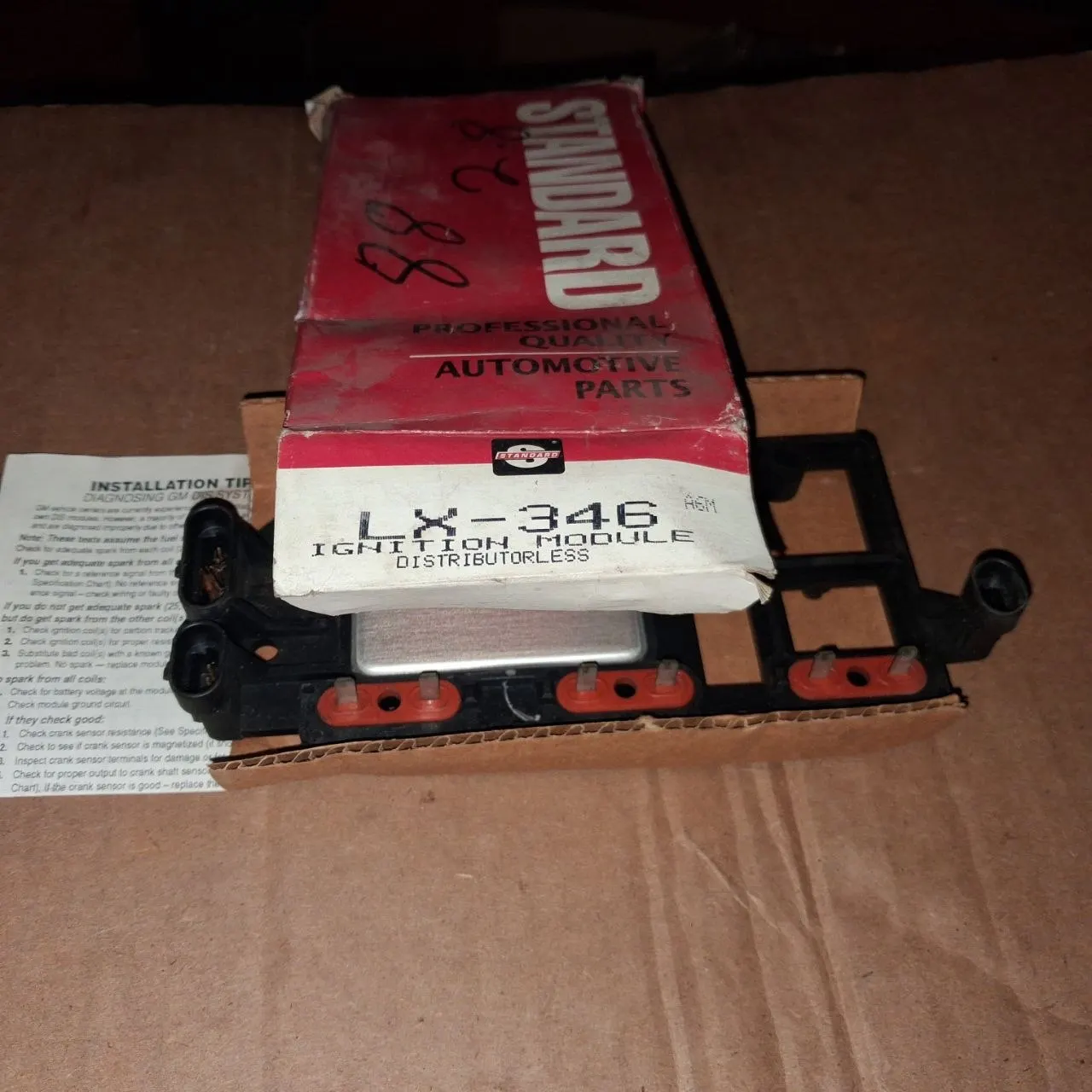 Standard LX-346 Ignition Module 2.8 3.1 3.4 GM DIS Lumina 87-05 NOS