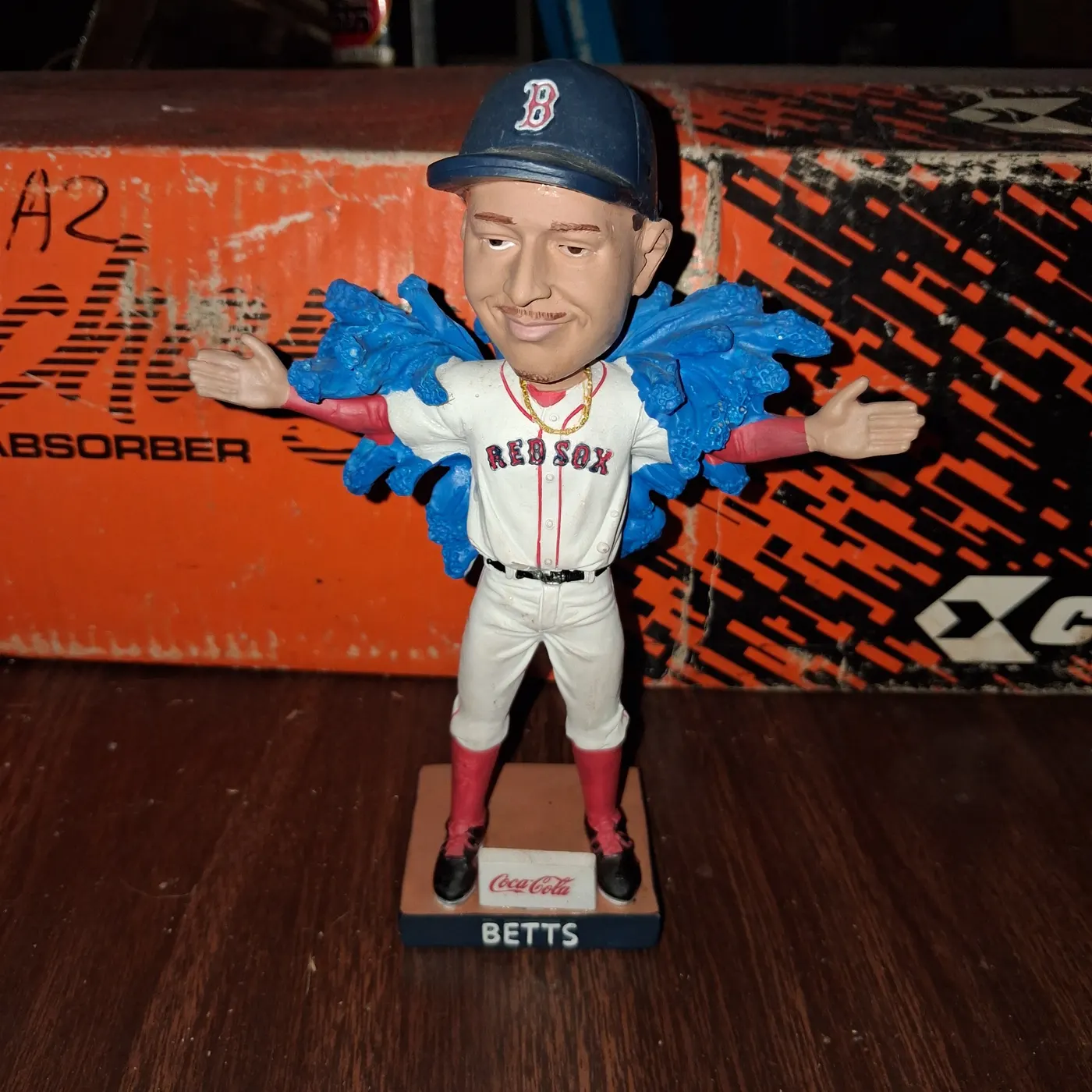 Mookie Betts Boston Red Sox Bobblehead Coca-Cola MLB Baseball Used