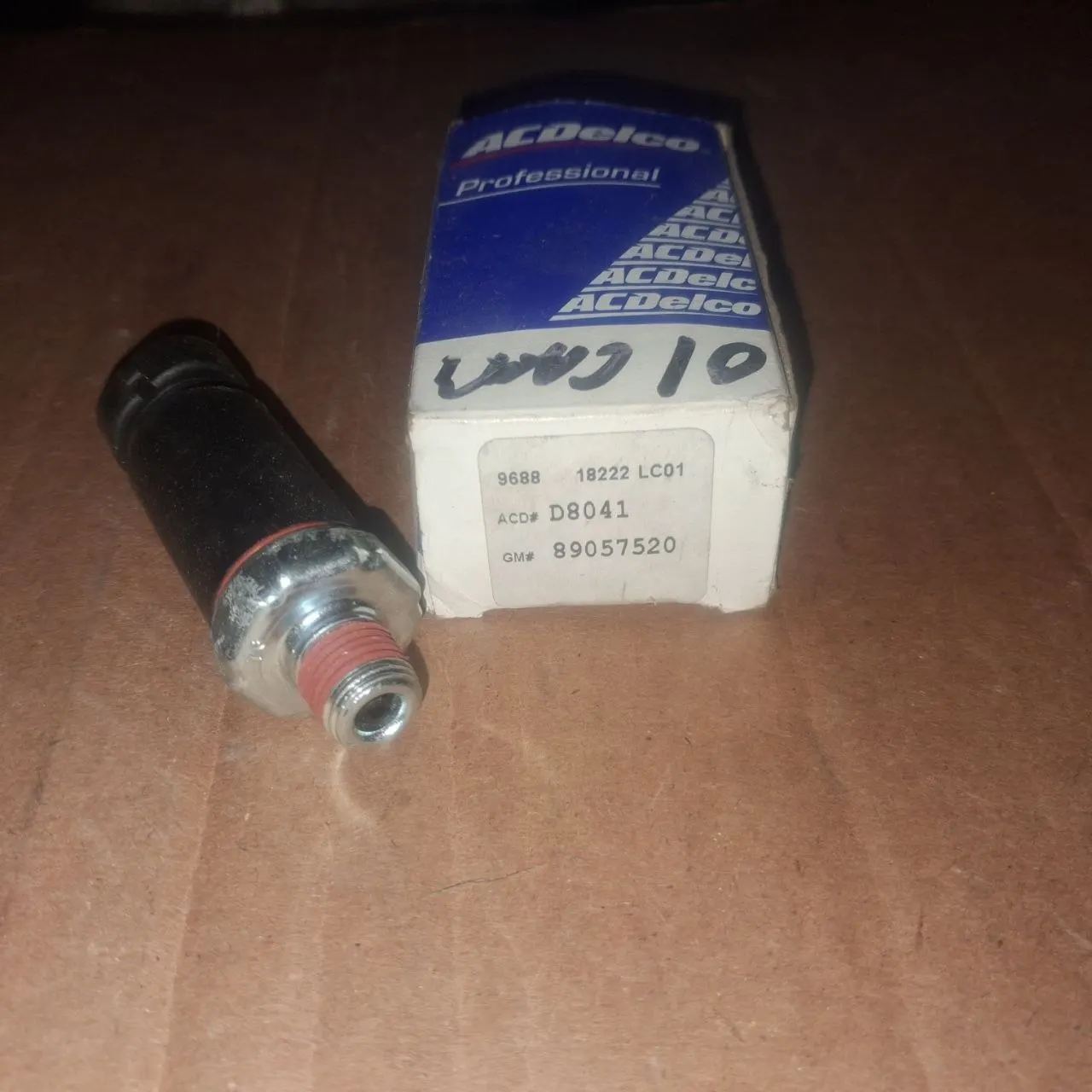 ACDelco D8041 GM 89057520 Oil Pressure Switch Camaro Firebird 93-02 NOS