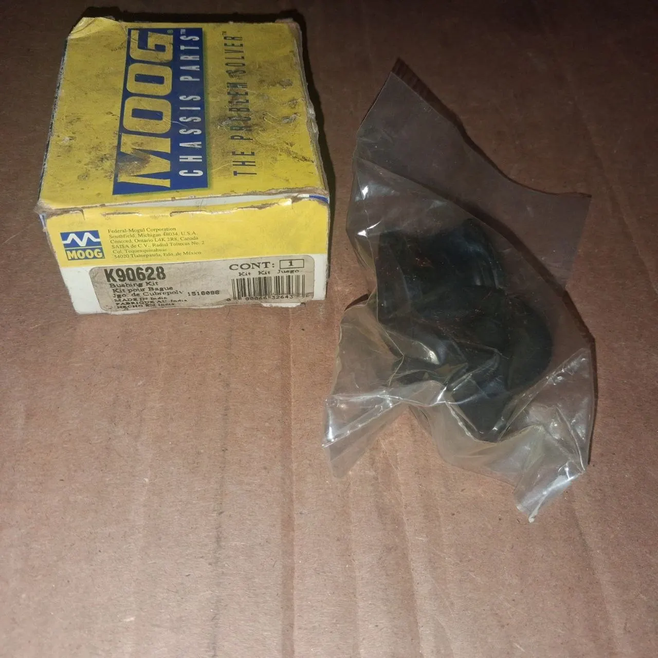 Moog K90628 Rear To Frame Rubber Sway Bar Bushing Kit 98-99 Mazda 626 NOS