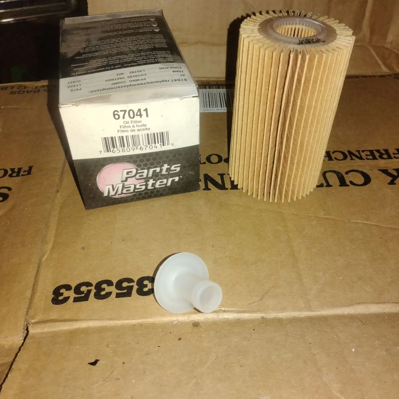 Parts Master 67041 Oil Filter Tundra Sequoia 4.6 5.0 5.7 NOS