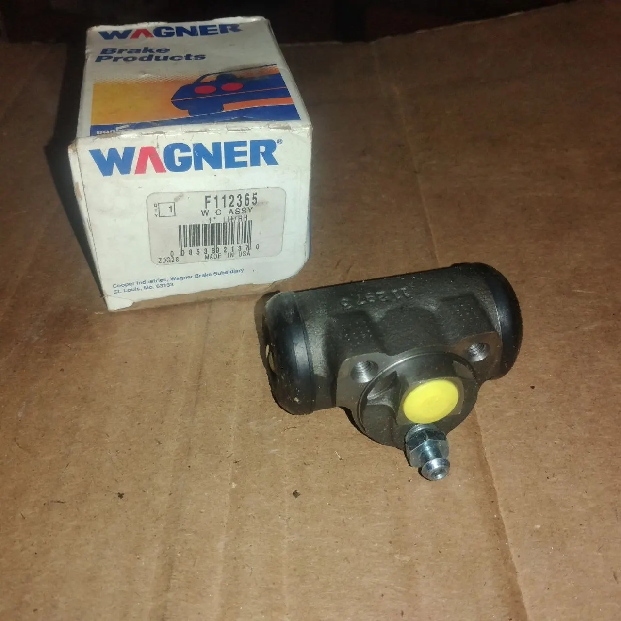 Wagner F112365 Wheel Cylinder 1in Ford Taurus Sable 86-92 NOS