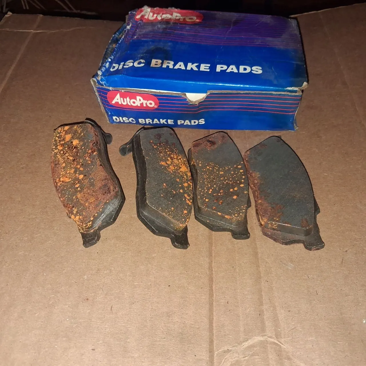 AutoPro 3M-7162 Front Disc Pads BDH151 D256 Civic CRX Prelude 83-91 NOS