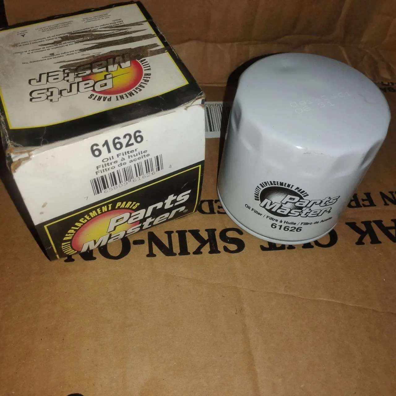 Parts Master 61626 Oil Filter Jeep Cherokee Wrangler 2.5 4.0 NOS