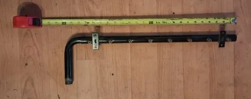 Used Hayward H400FD FDXLMAN1400 400k NG Pool Heater Gas Manifold 8-Orifice