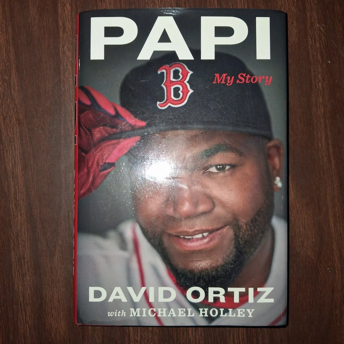 Papi My Story David Ortiz with Michael Holley Hardcover Red Sox Used