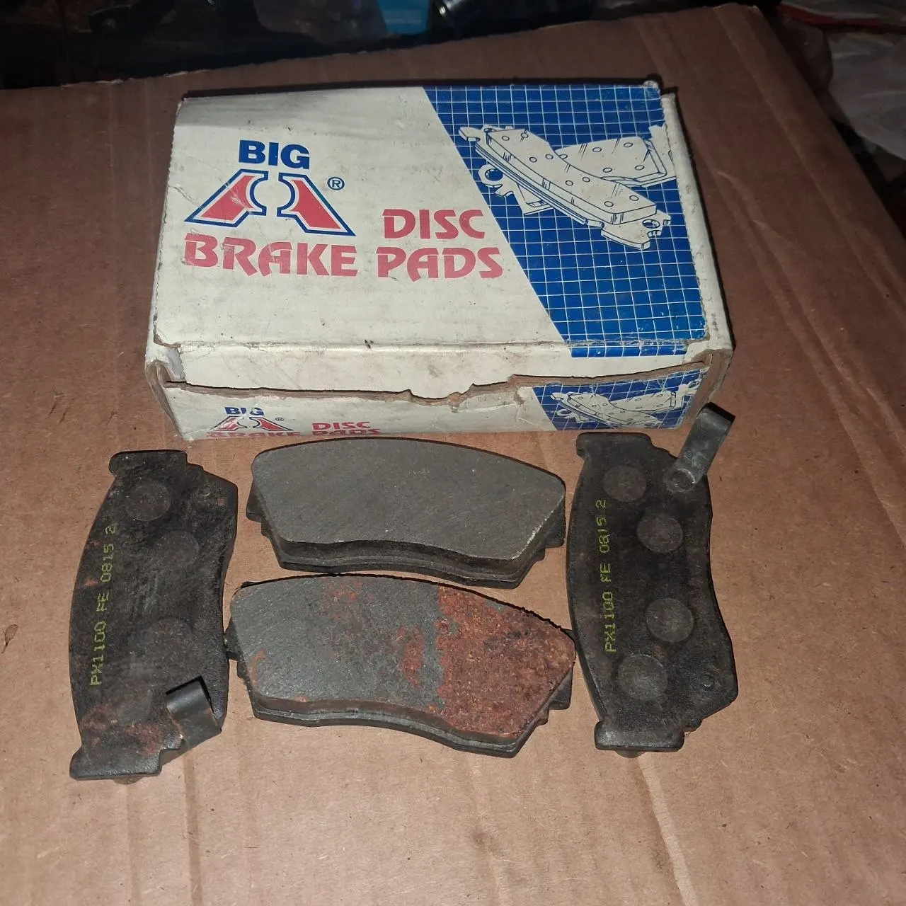 Big A 2M-7389 Front Disc Brake Pads Nissan Sentra NX 1.6 91-94 NOS