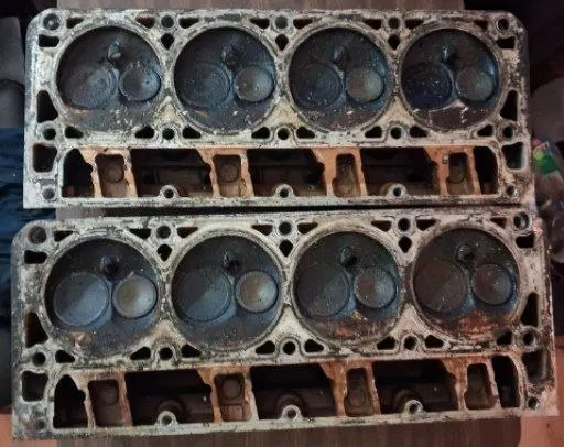 GM 317 LS Heads Pair 6.0 LQ4 LQ9 99-07 Silverado Yukon For Parts