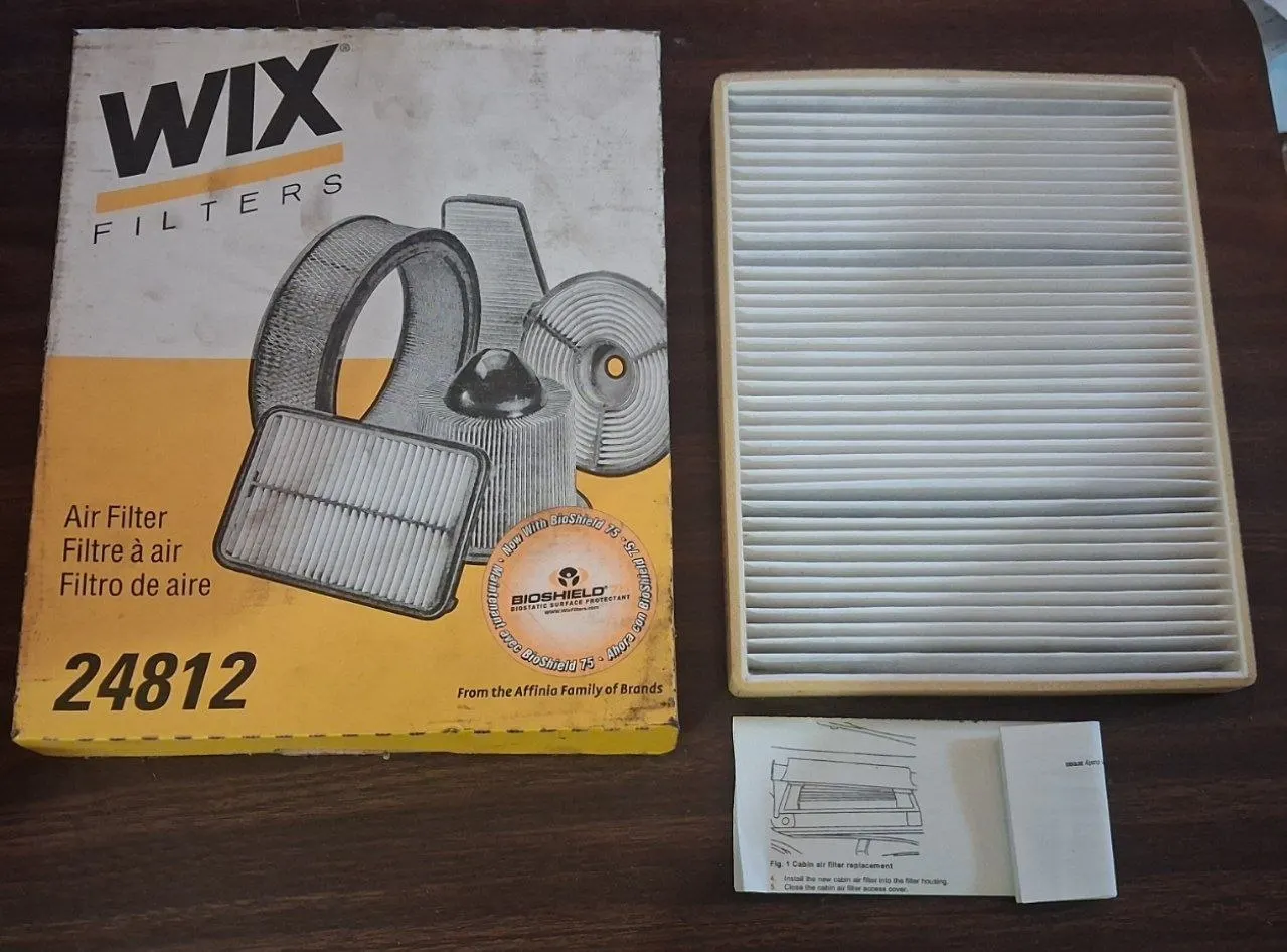WIX 24812 Cabin Air Filter Buick Lucerne Cadillac DTS LeSabre 00-11 NOS