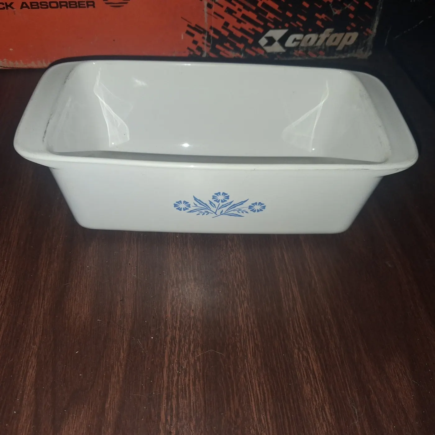 CorningWare P-315-B Blue Cornflower 2 Qt Loaf Pan 9x5x3 Used USA