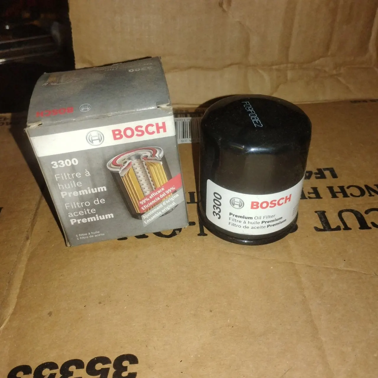 Bosch 3300 Premium Oil Filter Ford Escort Aspire 94-02 NOS