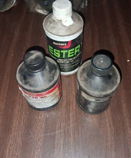 Lot 3 Used A/C Oils PAG46 59007 PAG150 59003 Johnsen 6808