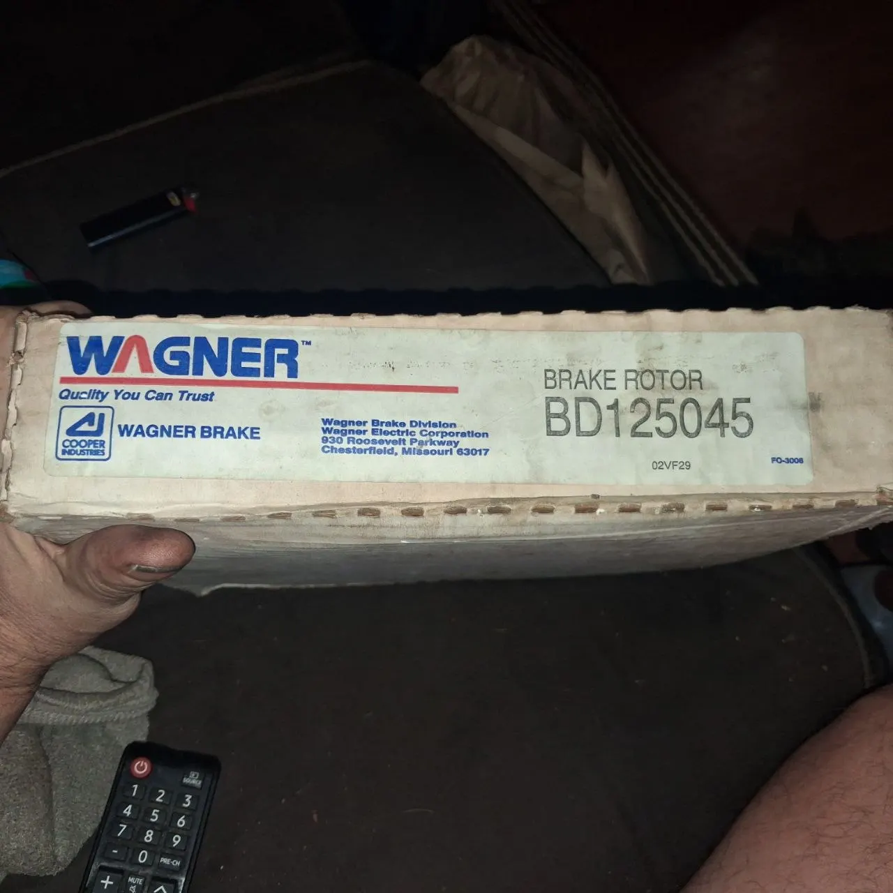 Wagner BD125045 Front Brake Rotor Subaru Impreza Legacy 90-01 NOS