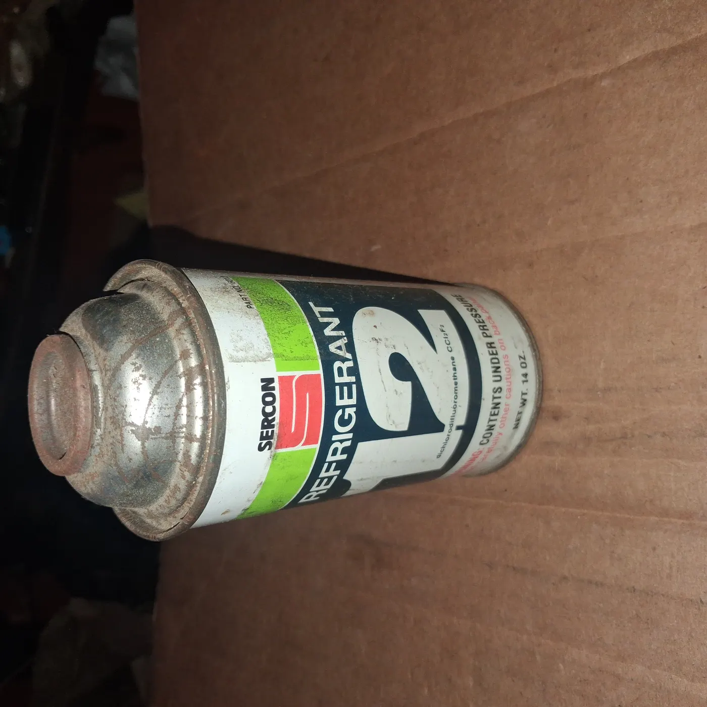 SERCON R12-14OZ Refrigerant Can - NOS - Automotive AC