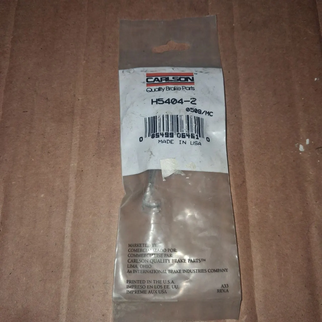 Carlson H5404-2 Disc Anti-Rattle Clip 69-77 Camaro Firebird Chevelle NOS