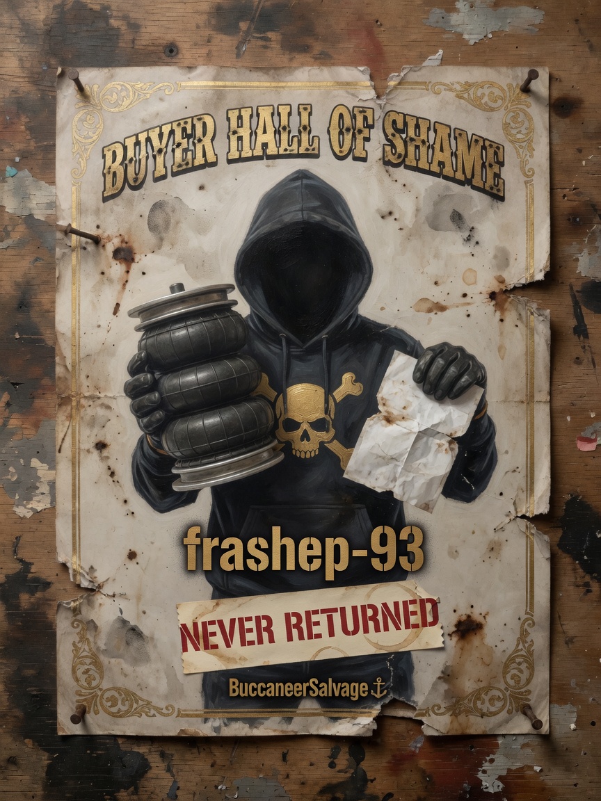 Wanted poster for eBay user frashep-93